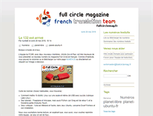 Tablet Screenshot of fullcirclemag.fr